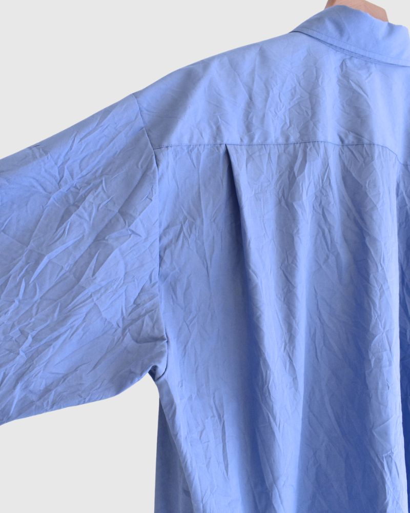 CLEA-CC 2-Way Regular Collar Shirt in Sax