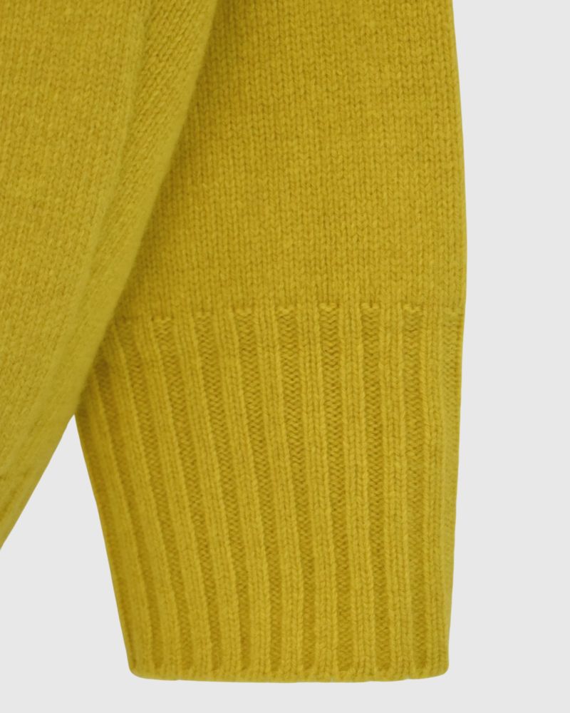 JANE V-neck Cardigan in Yellow