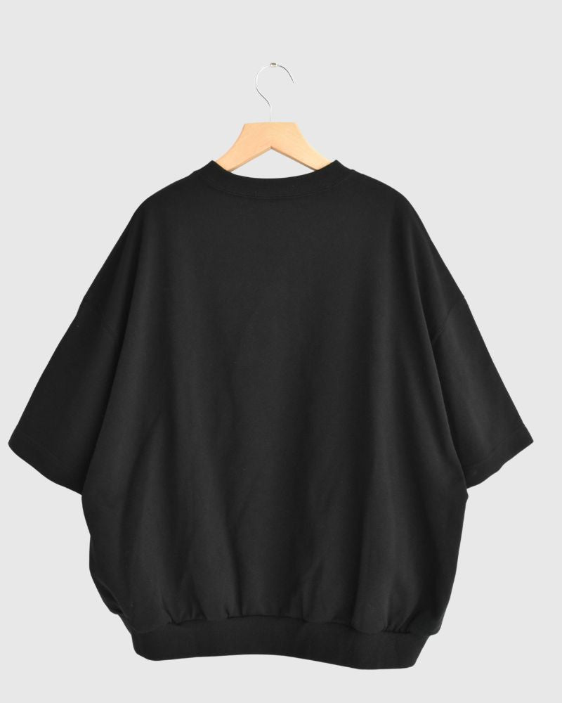 Sweat Cocoon Vest in Black