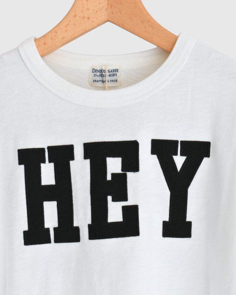 HEY Long Sleeve T-Shirt in White