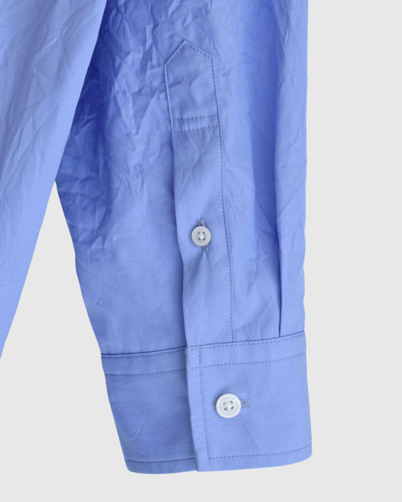 CLEA-CC 2-Way Regular Collar Shirt in Sax