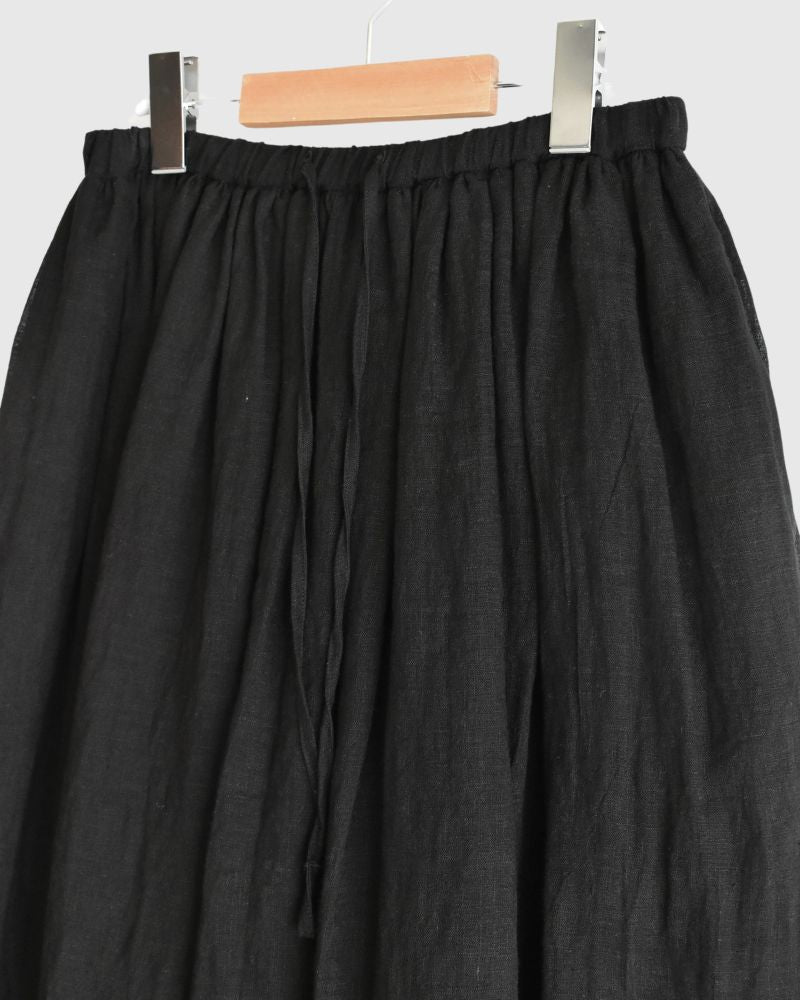 Reversible skirt in Black/Black