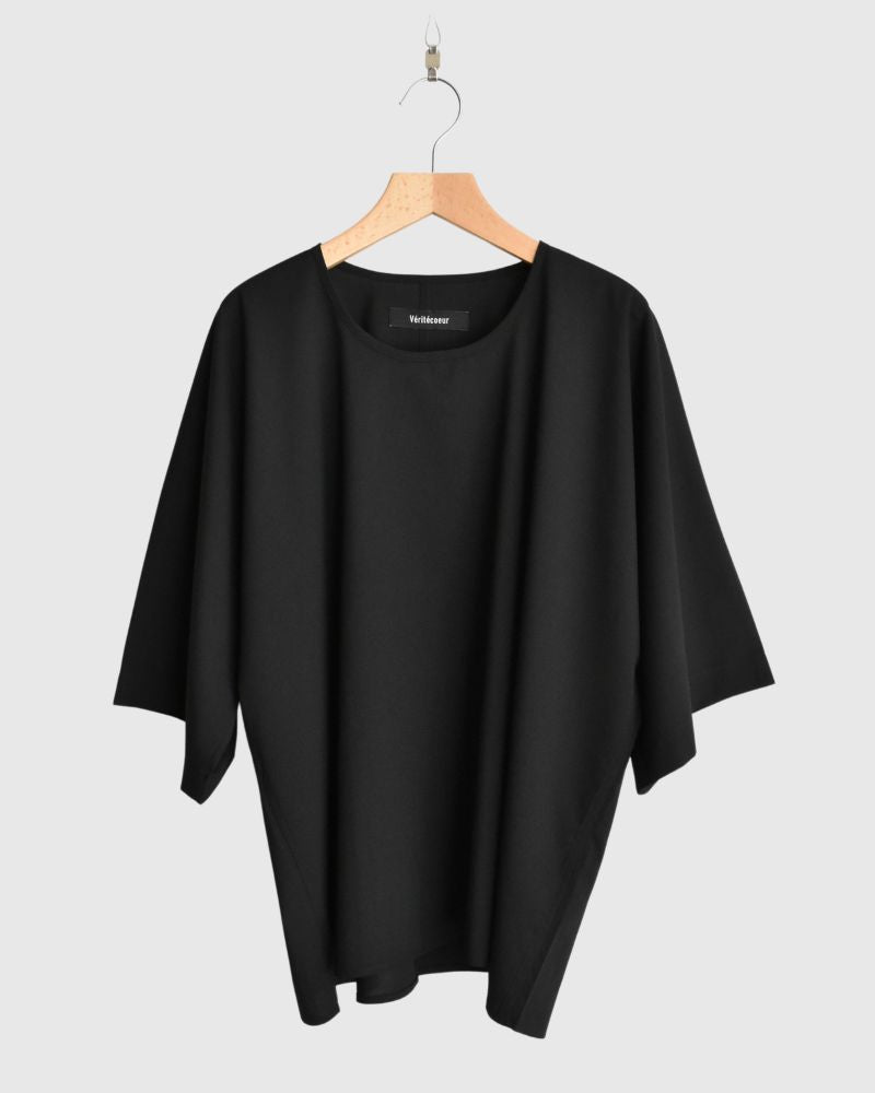 Tetoron Pullover in Black