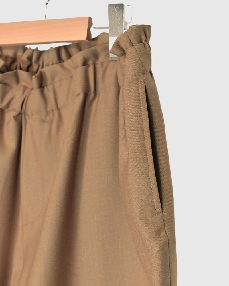 Washable Wool Pants in Camel