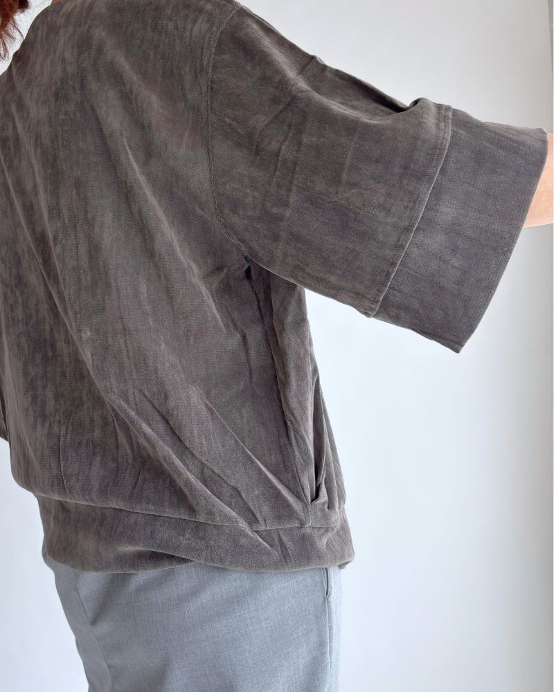TULLE FLOCKY pullover in CharcoalGray