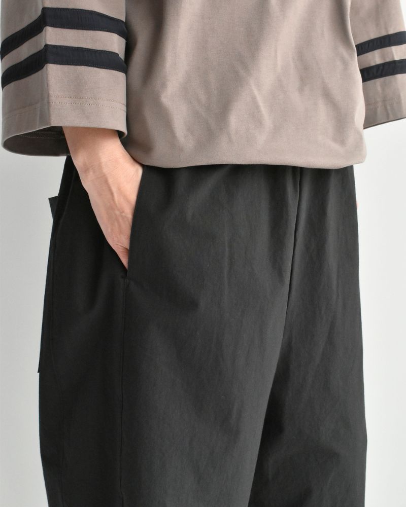 Vintage Cotton Oval Pants in Black