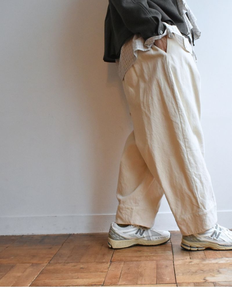 [Pre-order] F/W G1230 Organic Corduroy Oeuf Pants (Mid Sep - Late Sep)