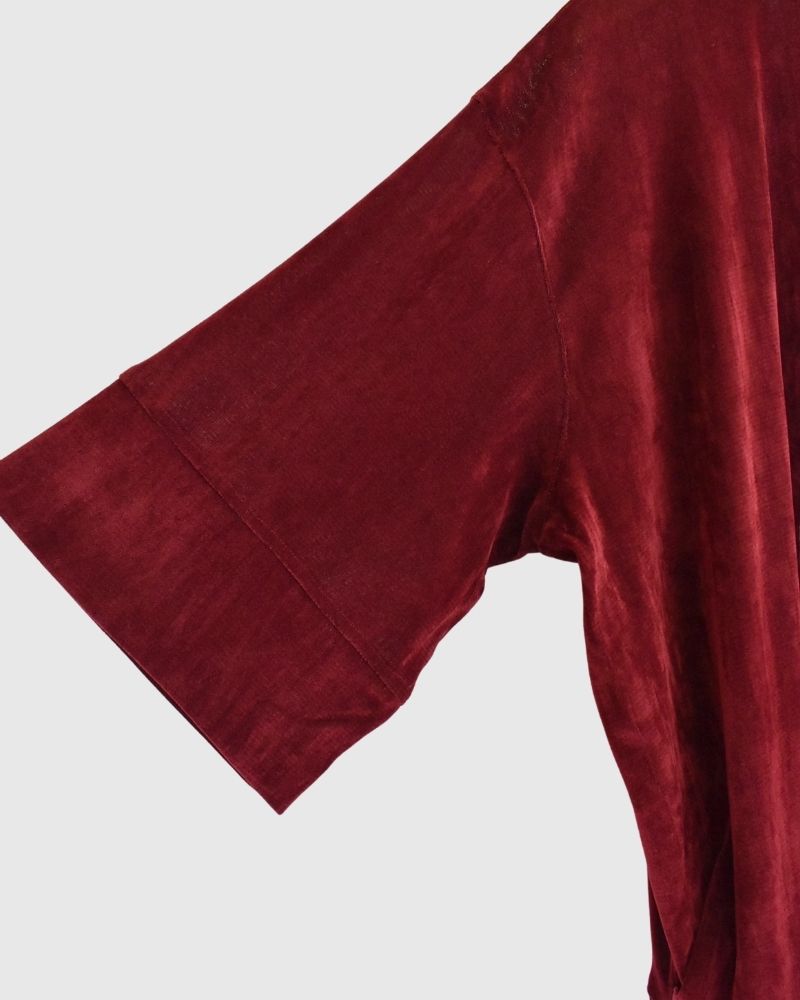 TULLE FLOCKY pullover in Bordeaux