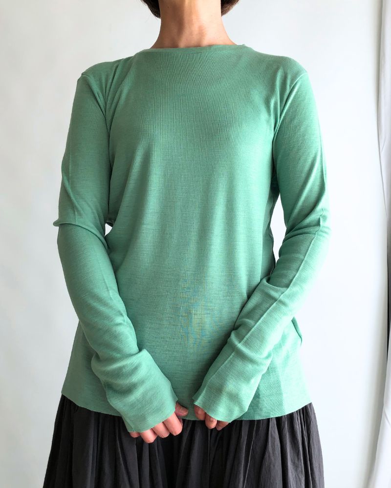 Slim fit crew neck in Green