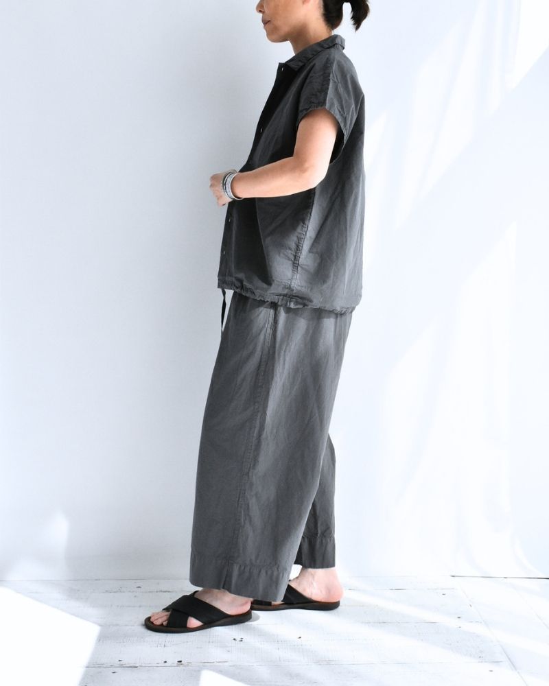 Shrink French Sleeve Shirt in Gray