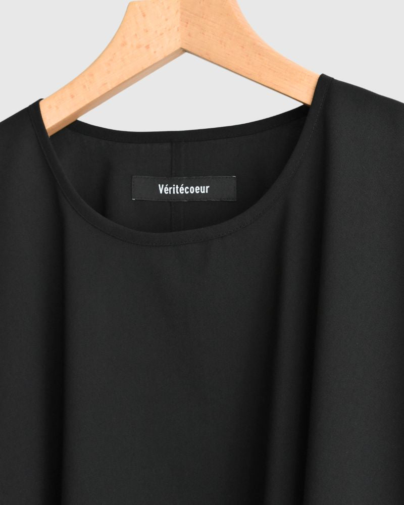 Tetoron Pullover in Black