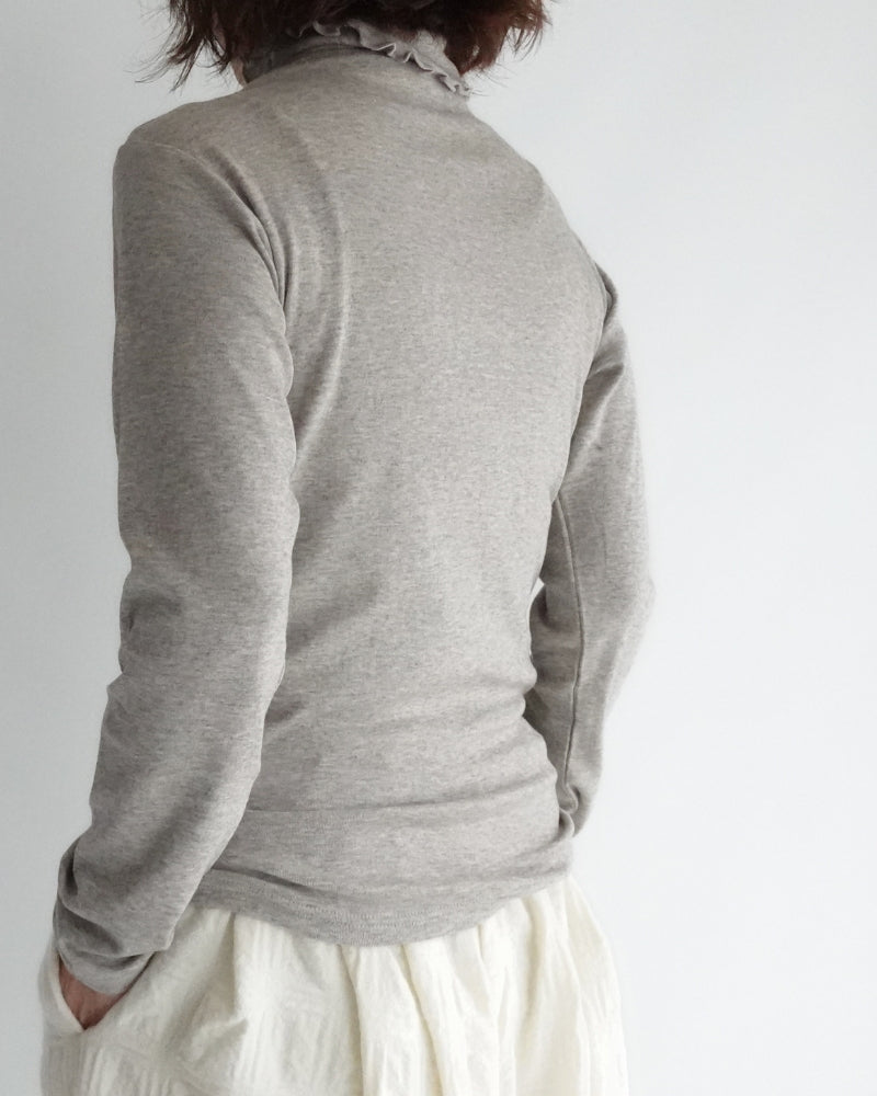 Yak Turtleneck Pullover in Greige