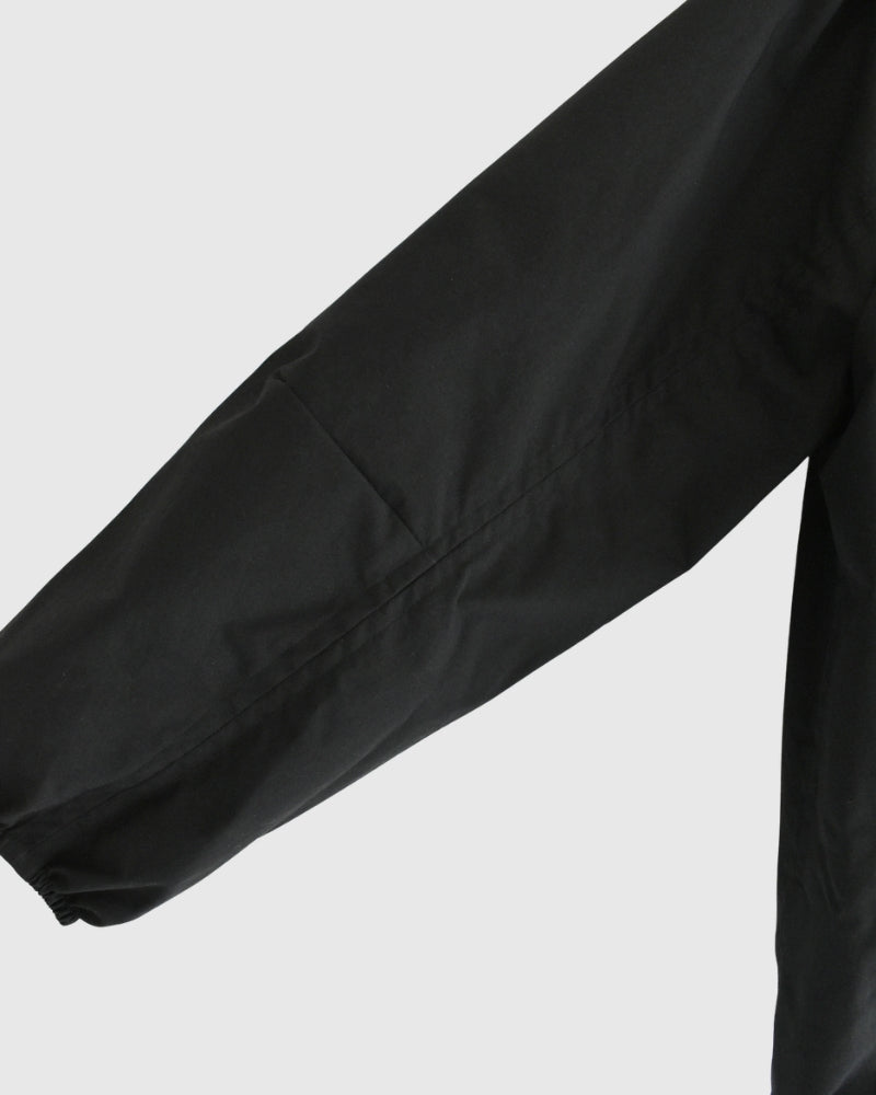 Oversized Hooded Jacket in Black