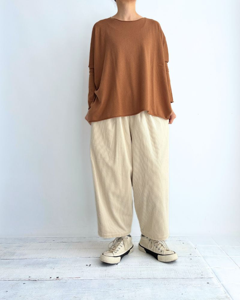 5-Color T-Line Pullover in Camel