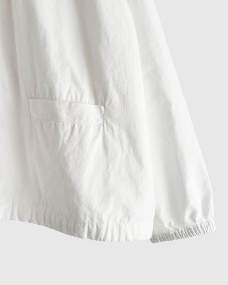 40s ORGANIC POPLIN RAGLAN STRING JACKET in White