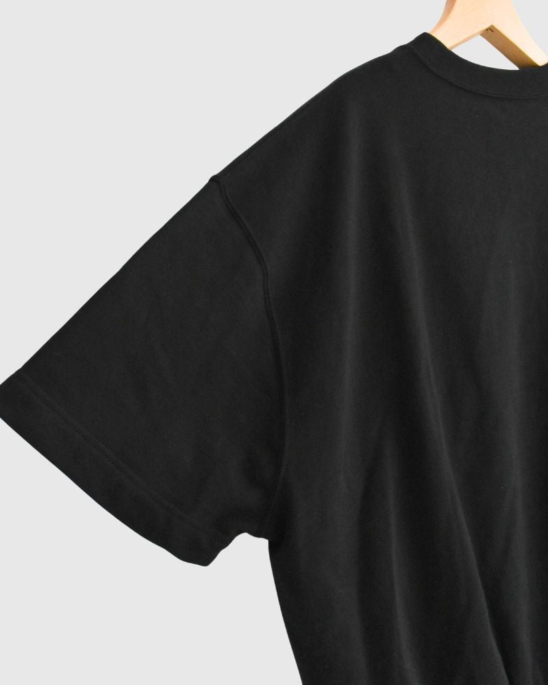 Sweat Cocoon Vest in Black