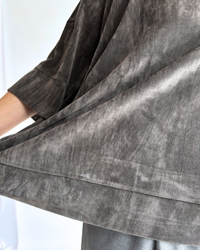 TULLE FLOCKY pullover in CharcoalGray