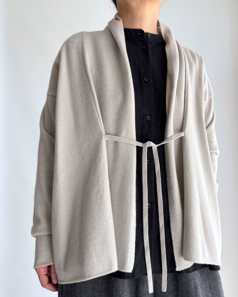Shawl Cardigan in Milk