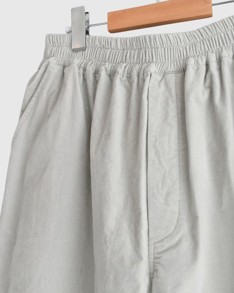 Easy Wide Pants (Velvet) in LightGray
