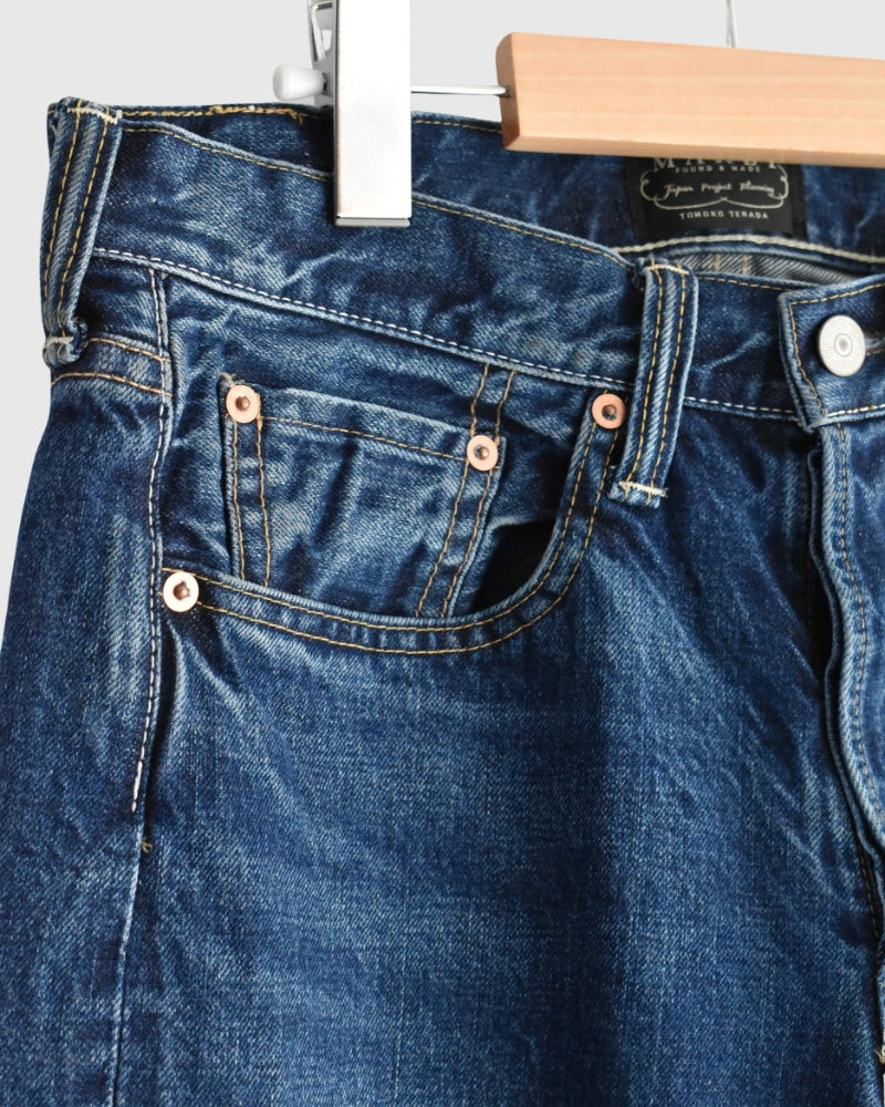 Selvedge Denim 5-Pocket Pants in Blue