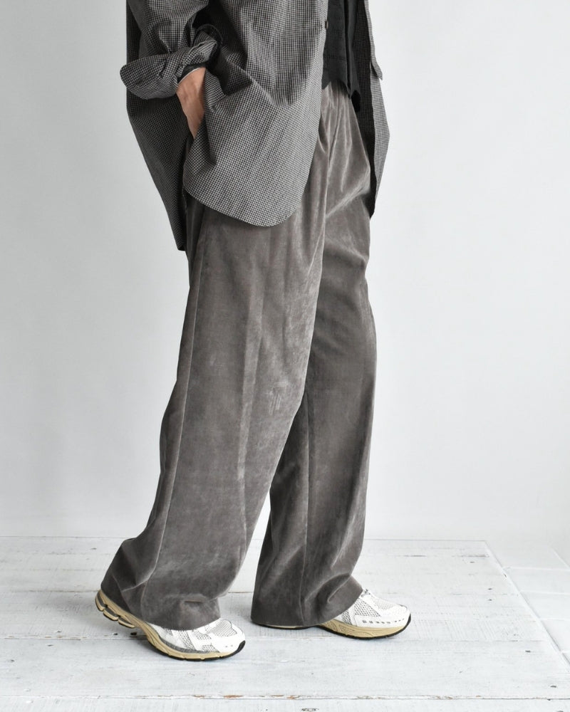 Velvet Semi Wide Easy Pants in Brown