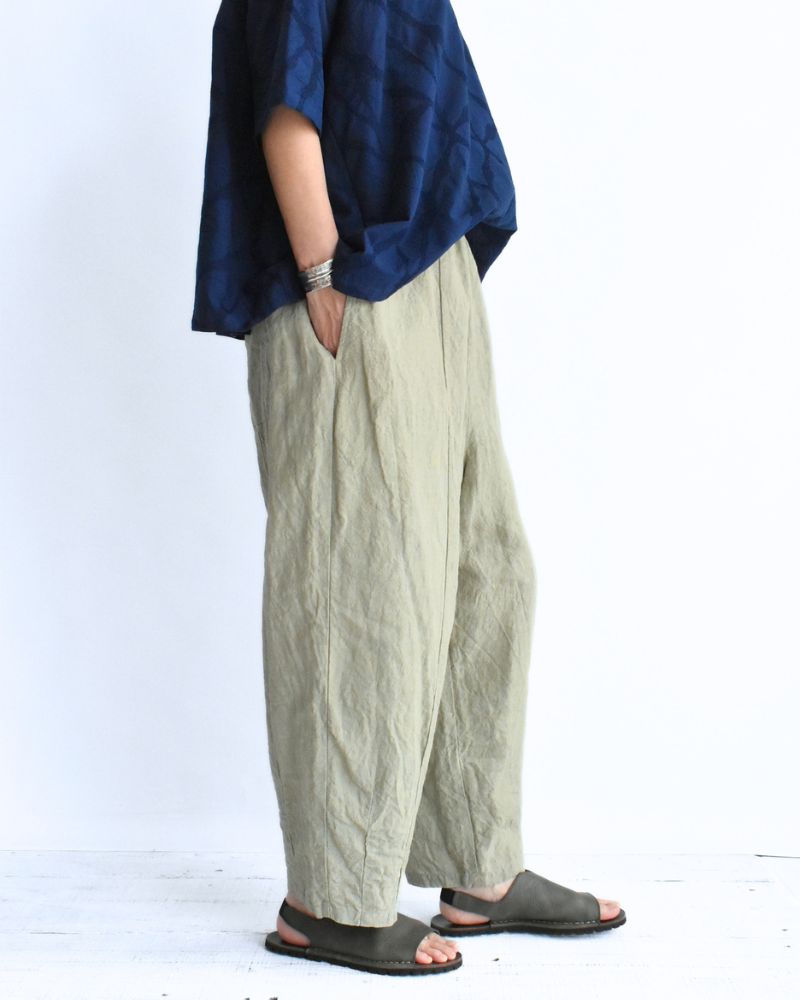 40/- Linen Charlie Pants in Beige