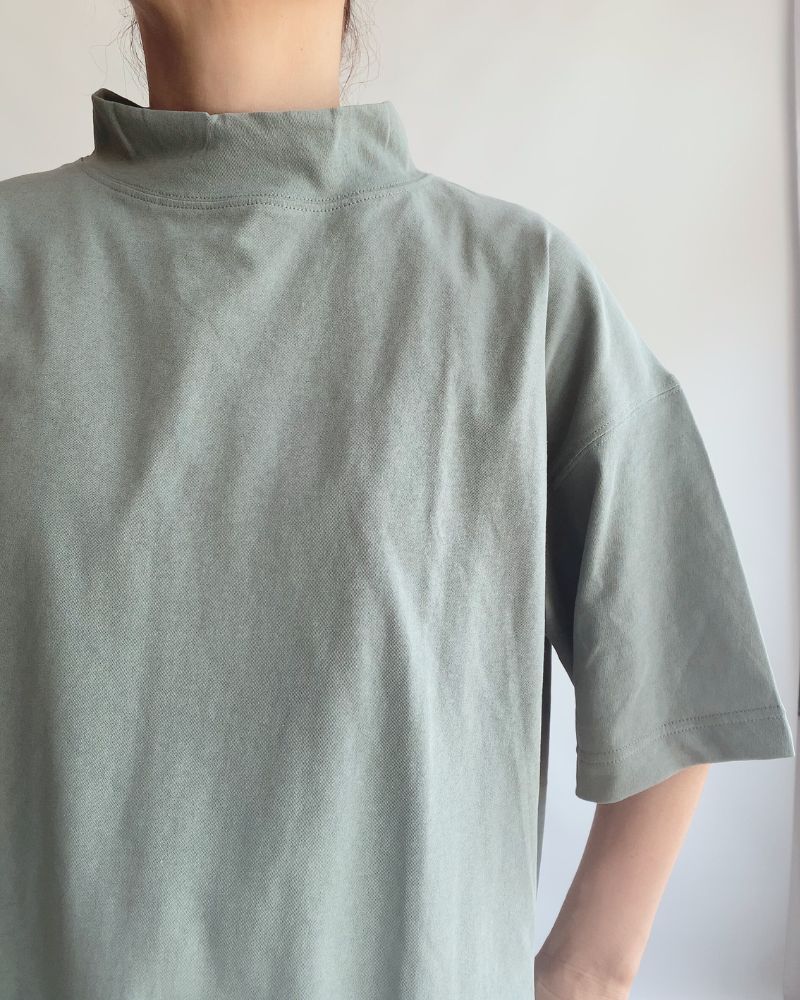 DEPEND jersey high neck T-shirt in Mint