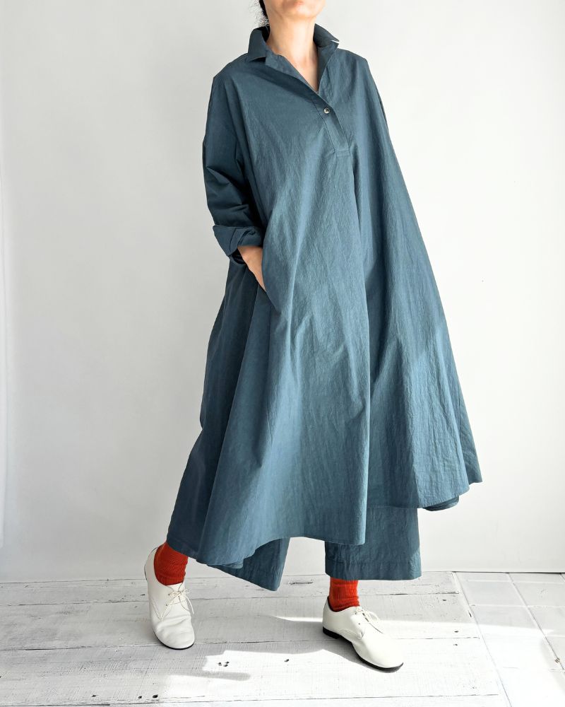 Skipper Flare Dress in DarkGreen