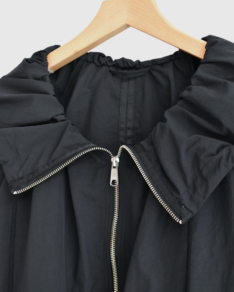 Oversized Hoodie Jacket in Black