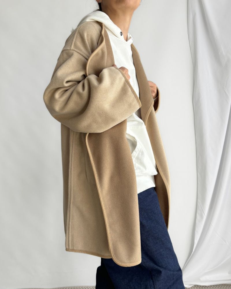 4WAY REVERSIBLE COAT 'KALIE' in Beige