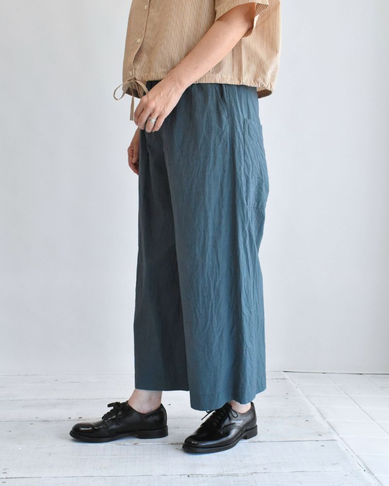 Easy Wide Pants in DarkGreen