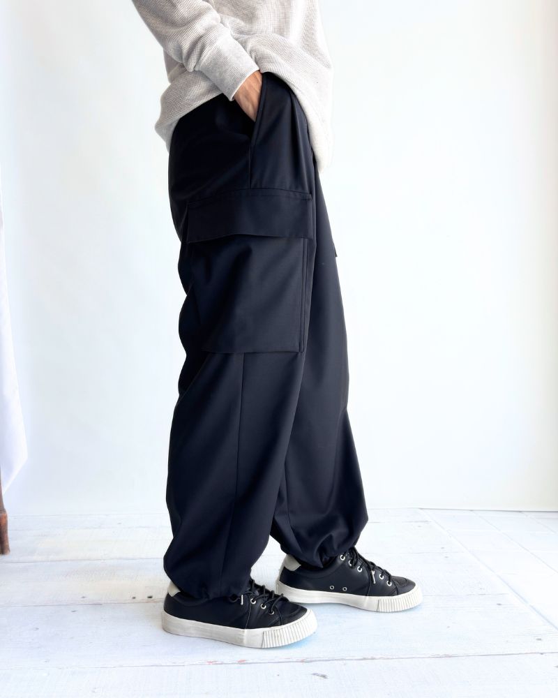 CLOVER-TRO Cargo Pants in Navy