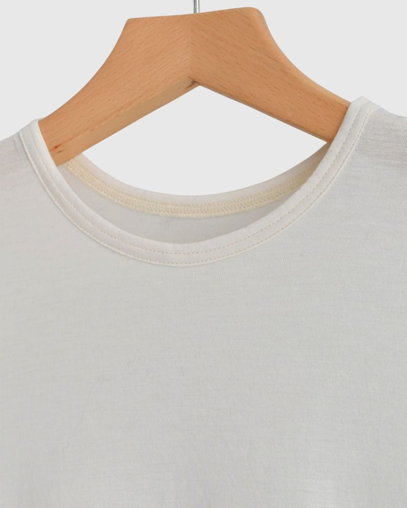 PUFF SLEEVE ONE PIECE in Ecru