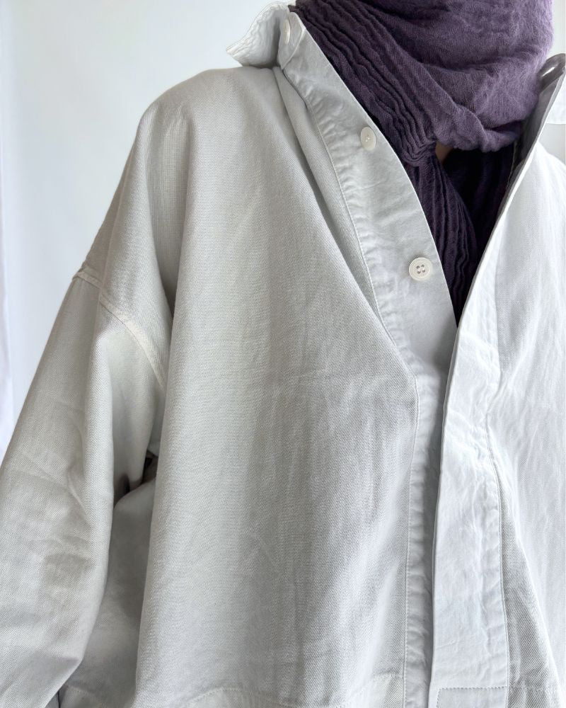 Soft Twill Shirt in IceGray