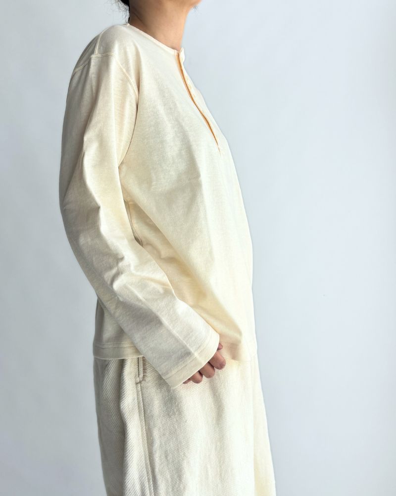 10-Button Tee in Ivory