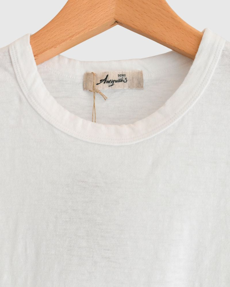 Wide T-shirt in White