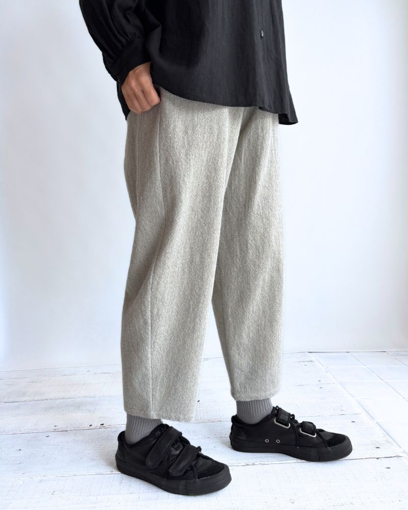 Cocoon Pants (Wool) in LightGray