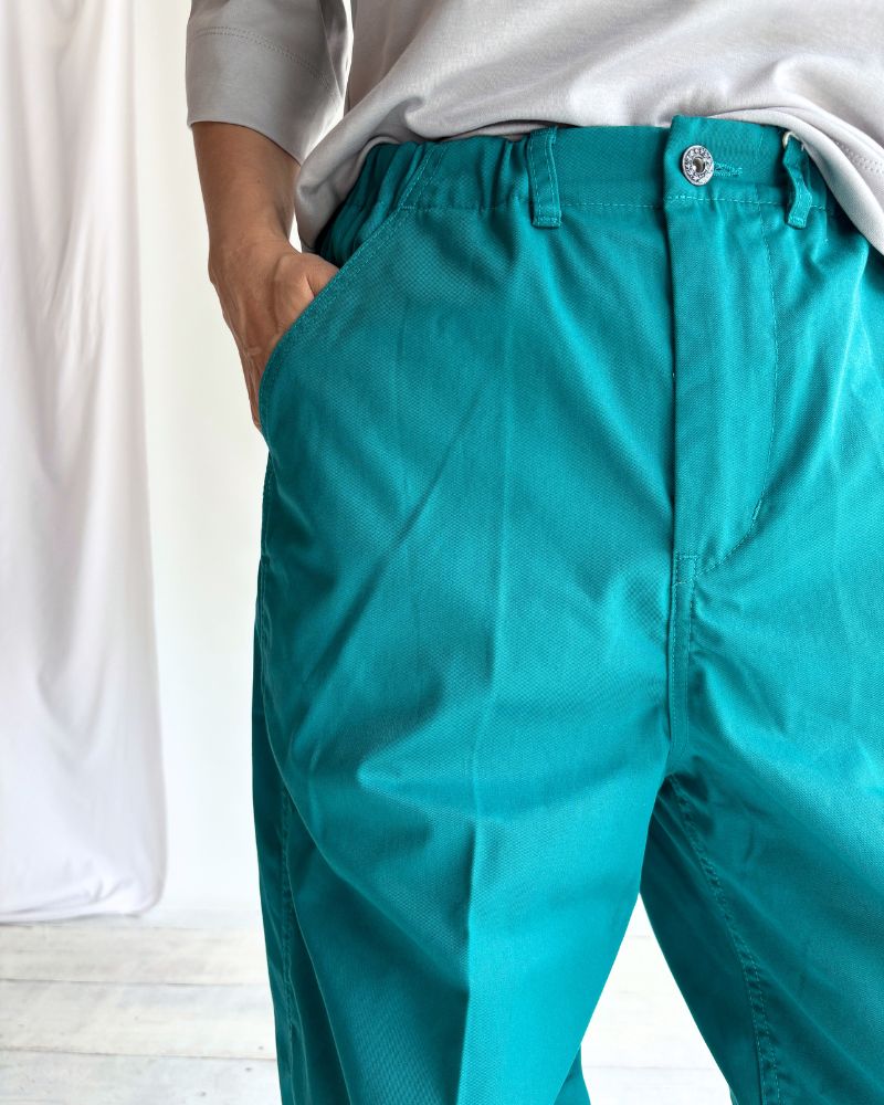 PE/C Twill Center Press Pants in LightGreen