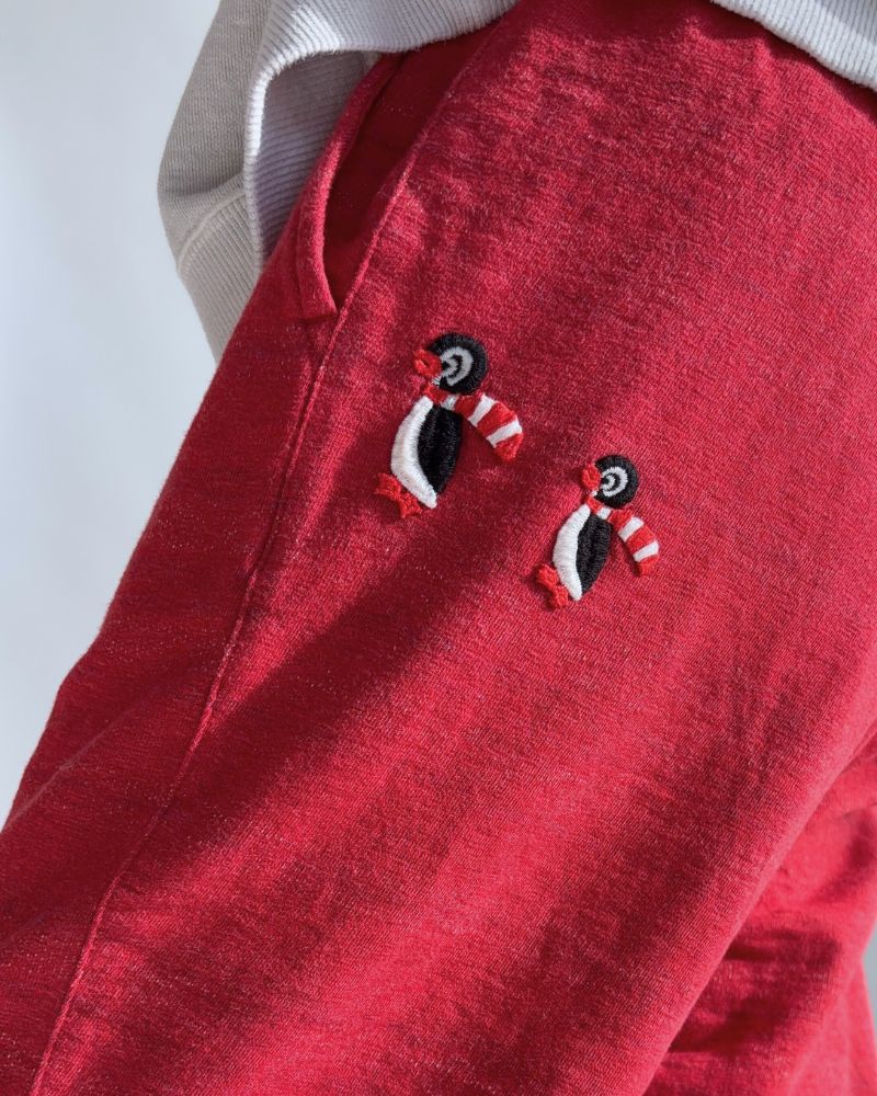 Inlay Striped PENNIE Pants in Red