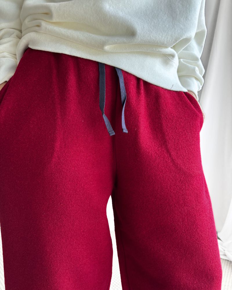 Cocoon Easy Pants (W/N) in Red