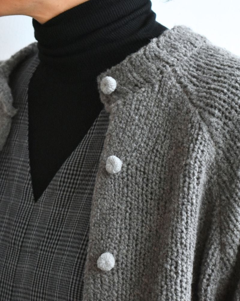[Pre-order] F/W RS027 Raglan Knit Cardigan (Early Oct - Mid Oct)