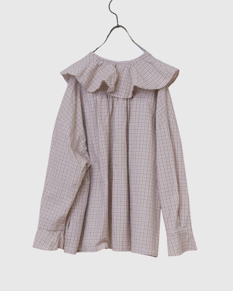 [Pre-order] F/W RS011 2Way Frill Collar Blouse (Early Sep - Mid Sep)