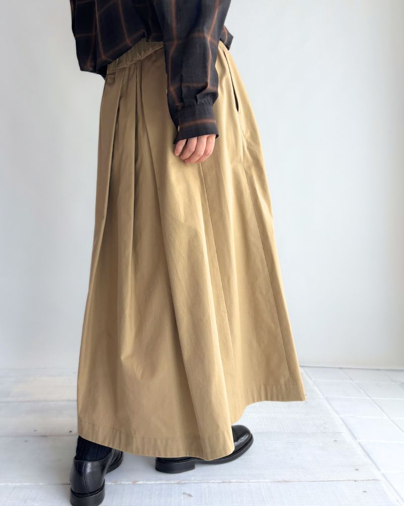 DOLLY-TWILL Tack Skirt in Beige