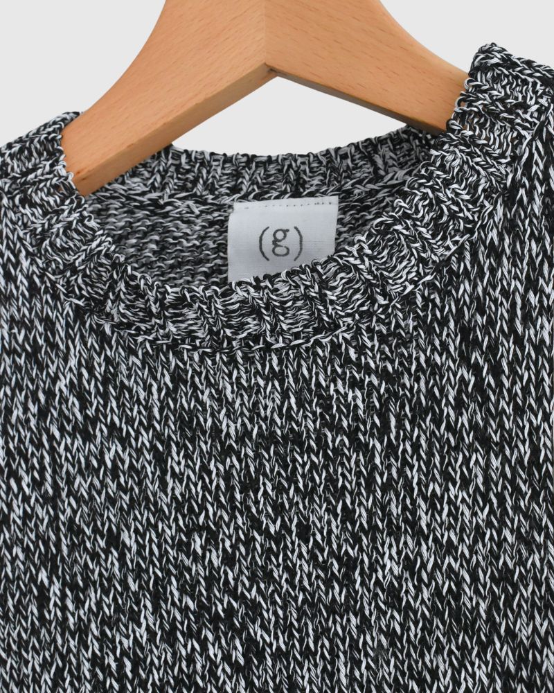 Low Gauge Gima Knit Vest in Mix