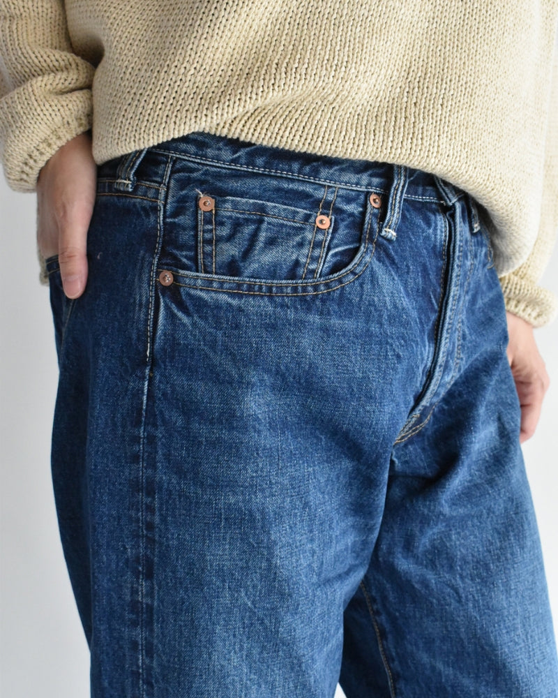Selvedge Denim 5-Pocket Pants in Blue