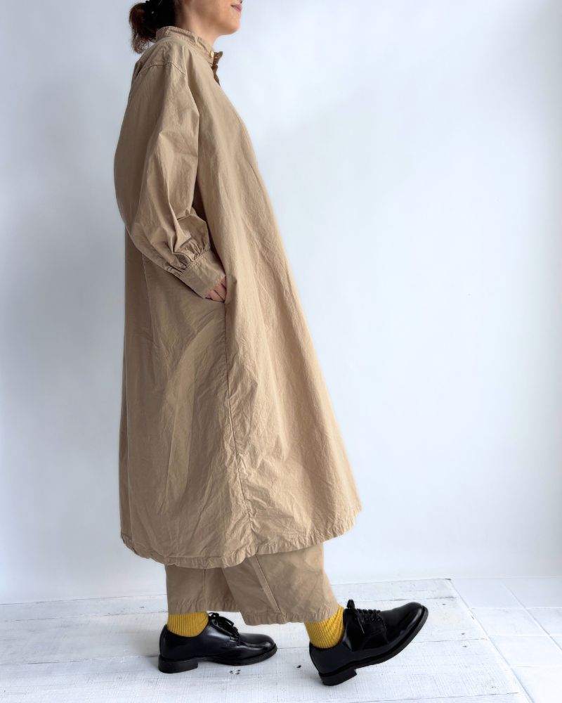 Shirt Dress in Beige