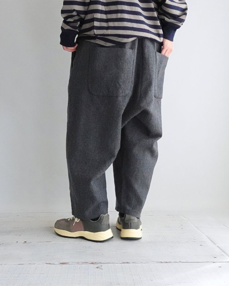 Wool Pants in Gray