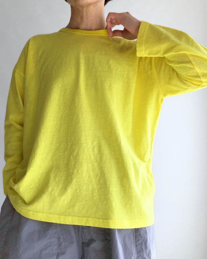 Jersey Pullover in Yellow