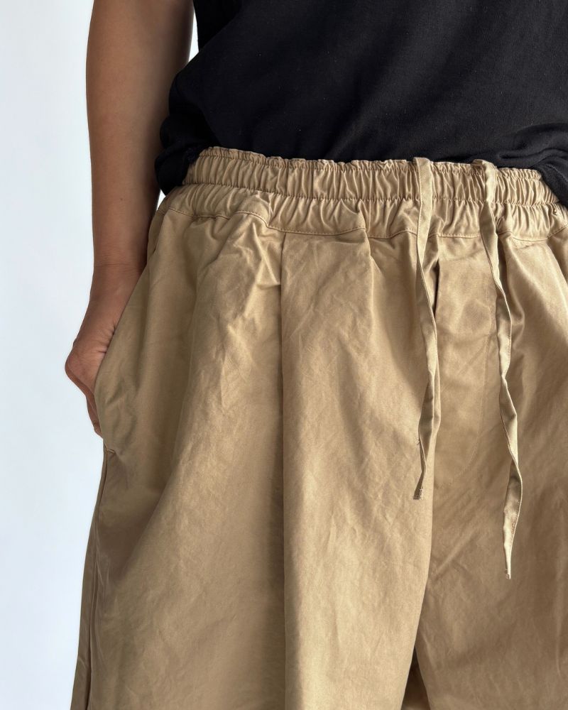 Cocoon Pants in Beige