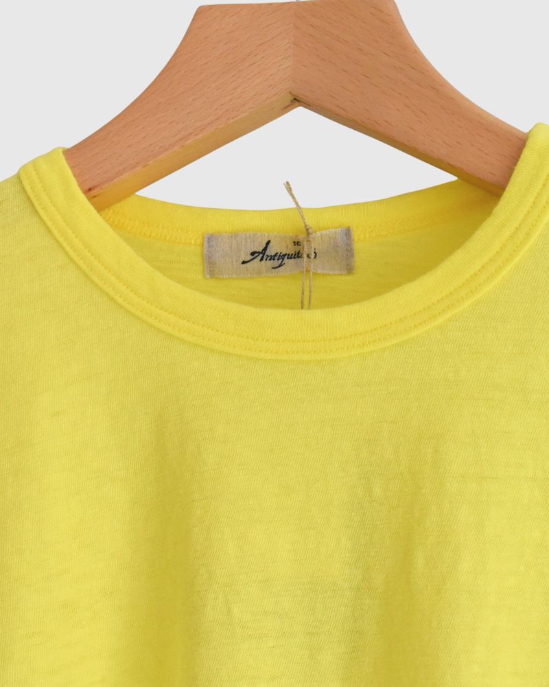 Jersey Loose Pullover in Yellow
